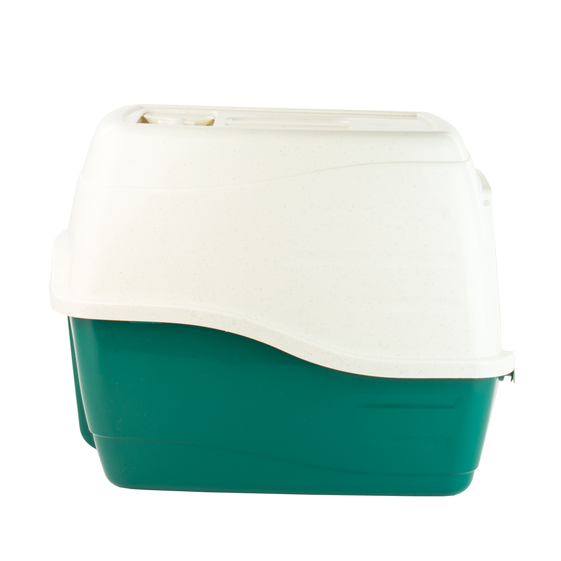 KCT Hooded Cat Litter Box/Tray - Green