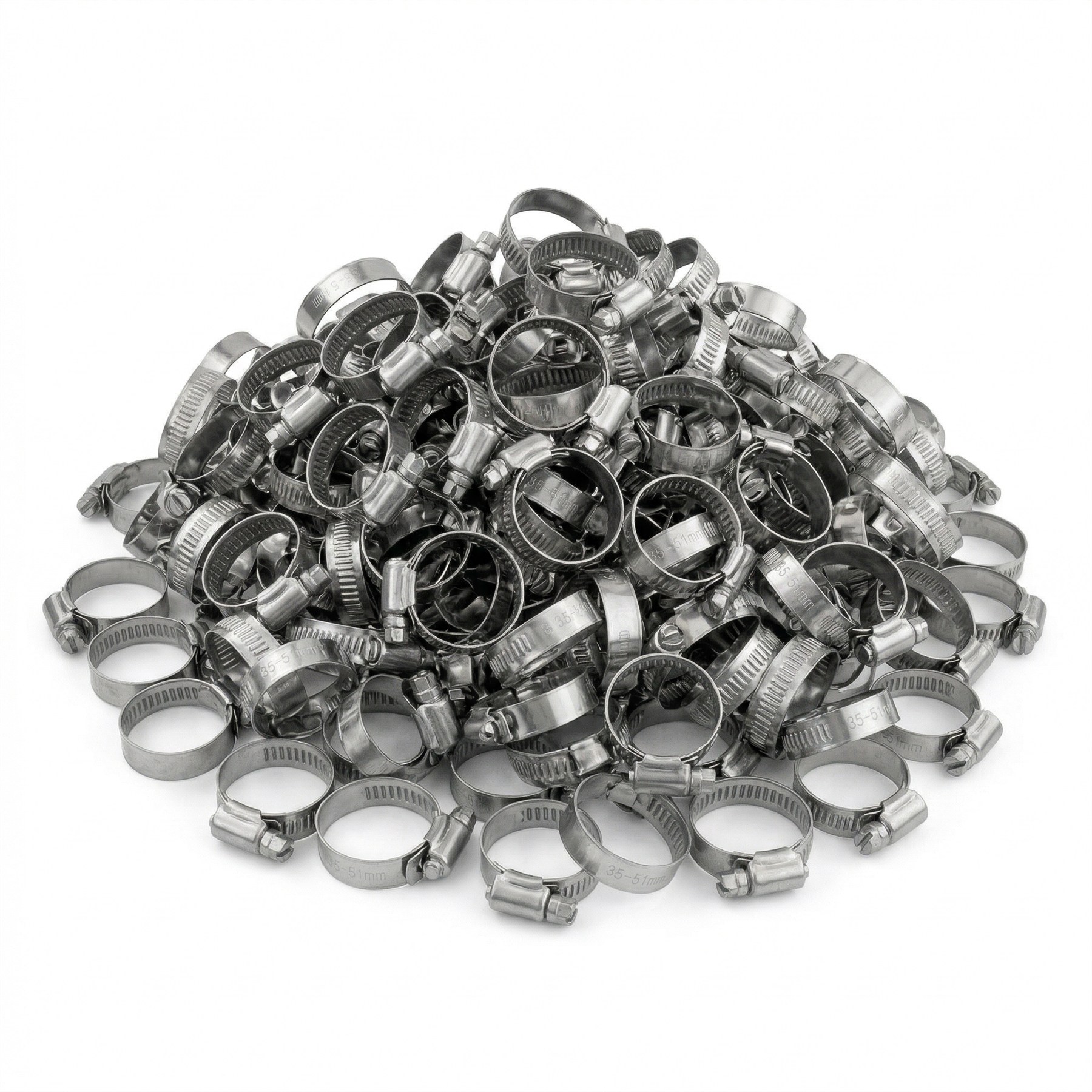 KCT Stainless Steel Hose Pipe Clip Tube Clamps for All types of Hose - Bulk Trade Pack
