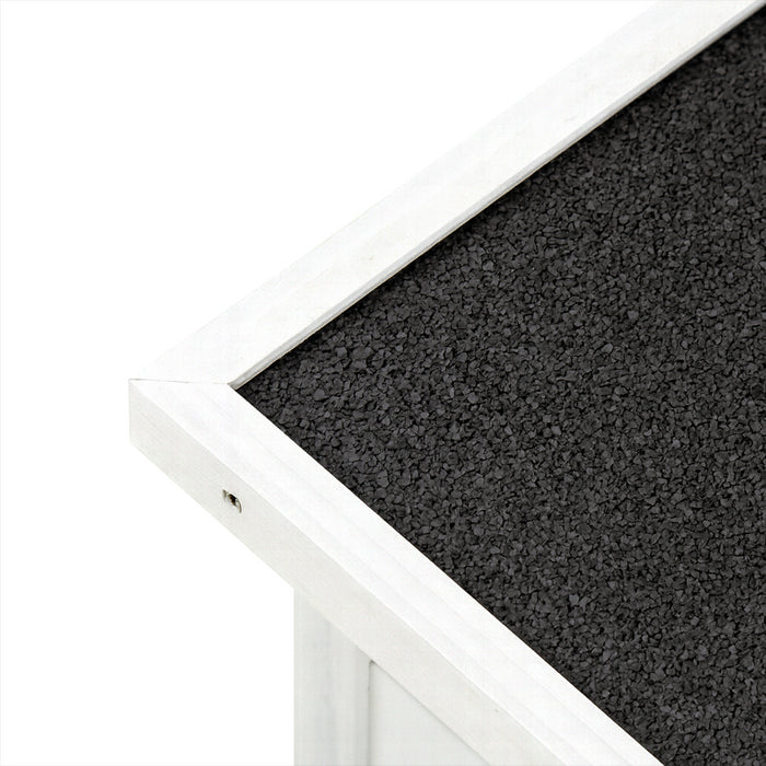 KCT Ancona 4ft Rabbit Hutch with Extended Run - Grey