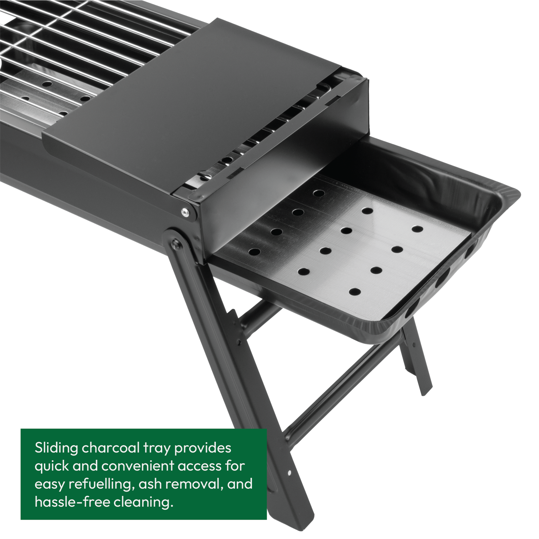 KCT Foldable BBQ With Side Shelves