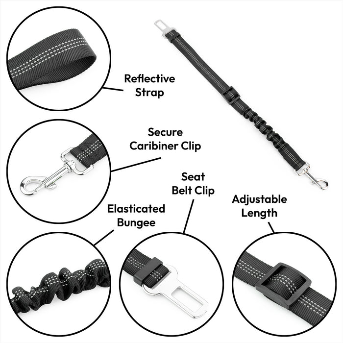 KCT Anti Shock Dog Seat Belt Clips