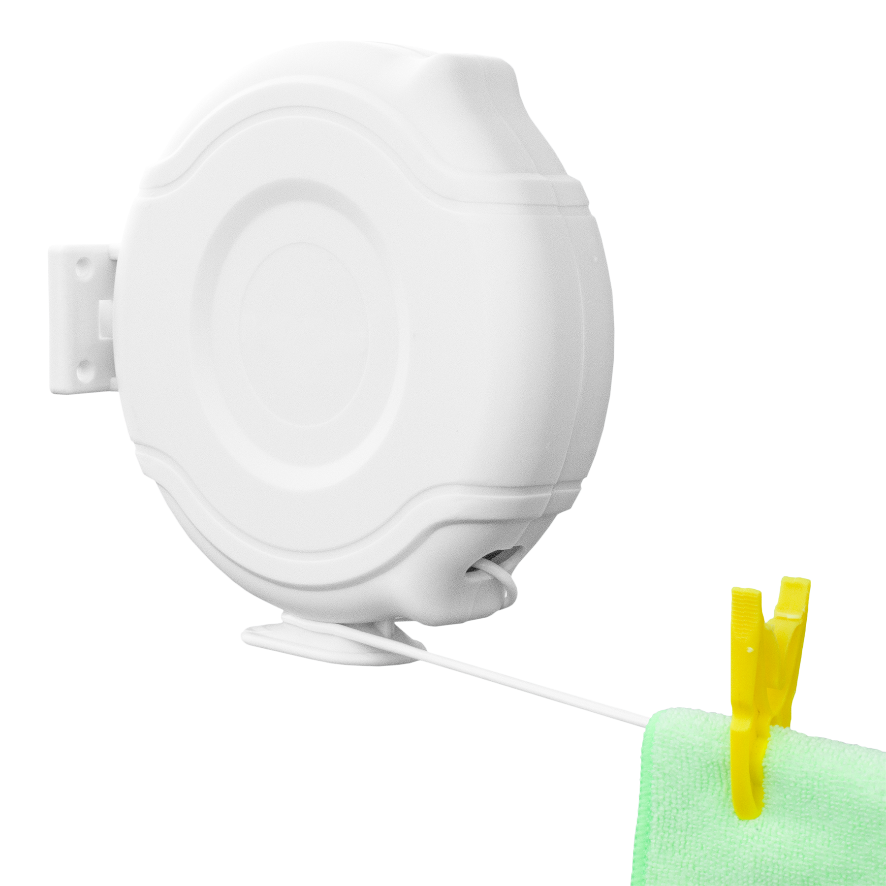KCT Single Wall Mountable Retractable Washing Line