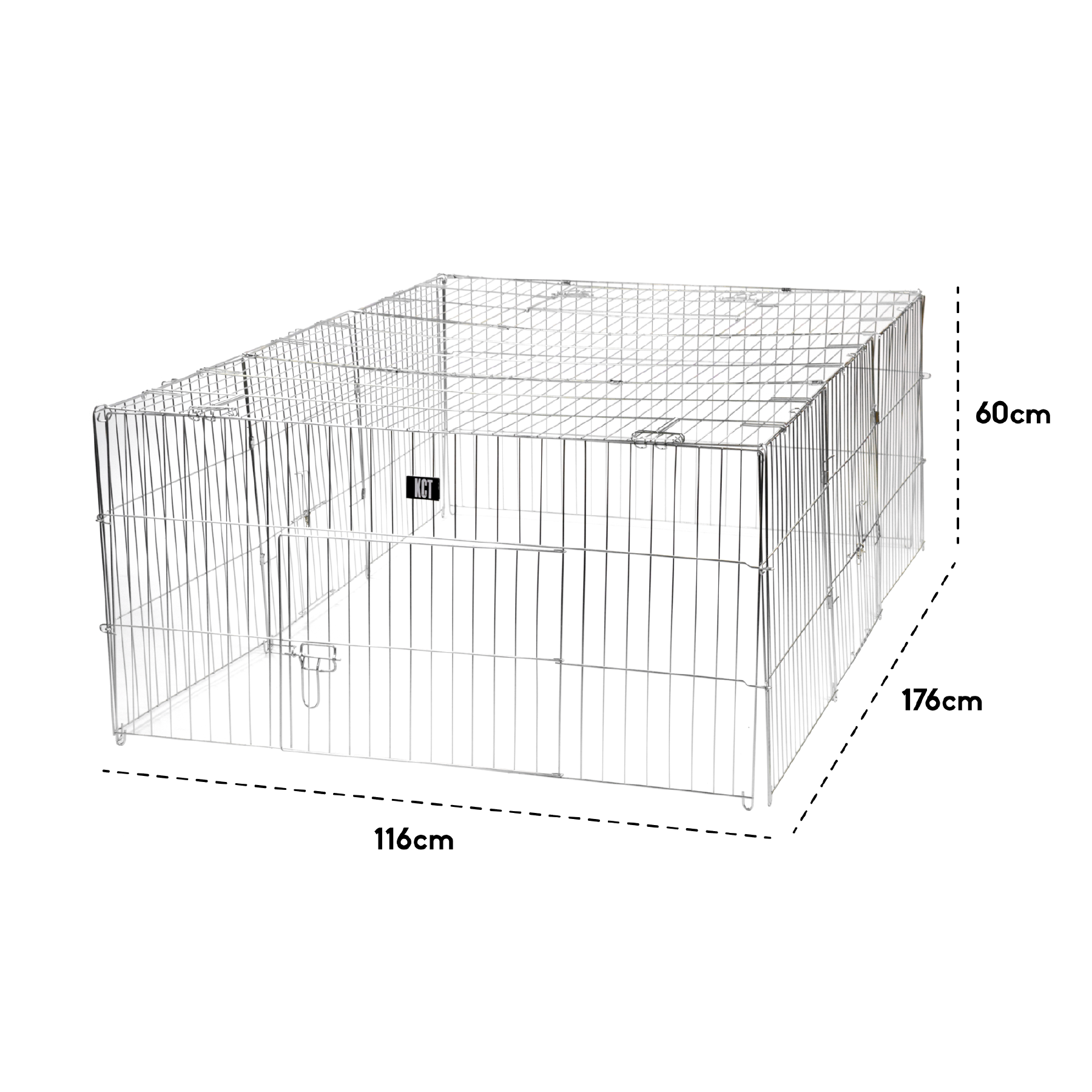 KCT Enclosed Metal Pet Playpen Runs