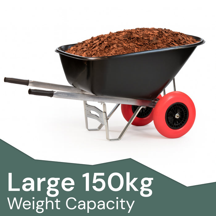 KCT 200L XL Heavy Duty Twin Wheelbarrow
