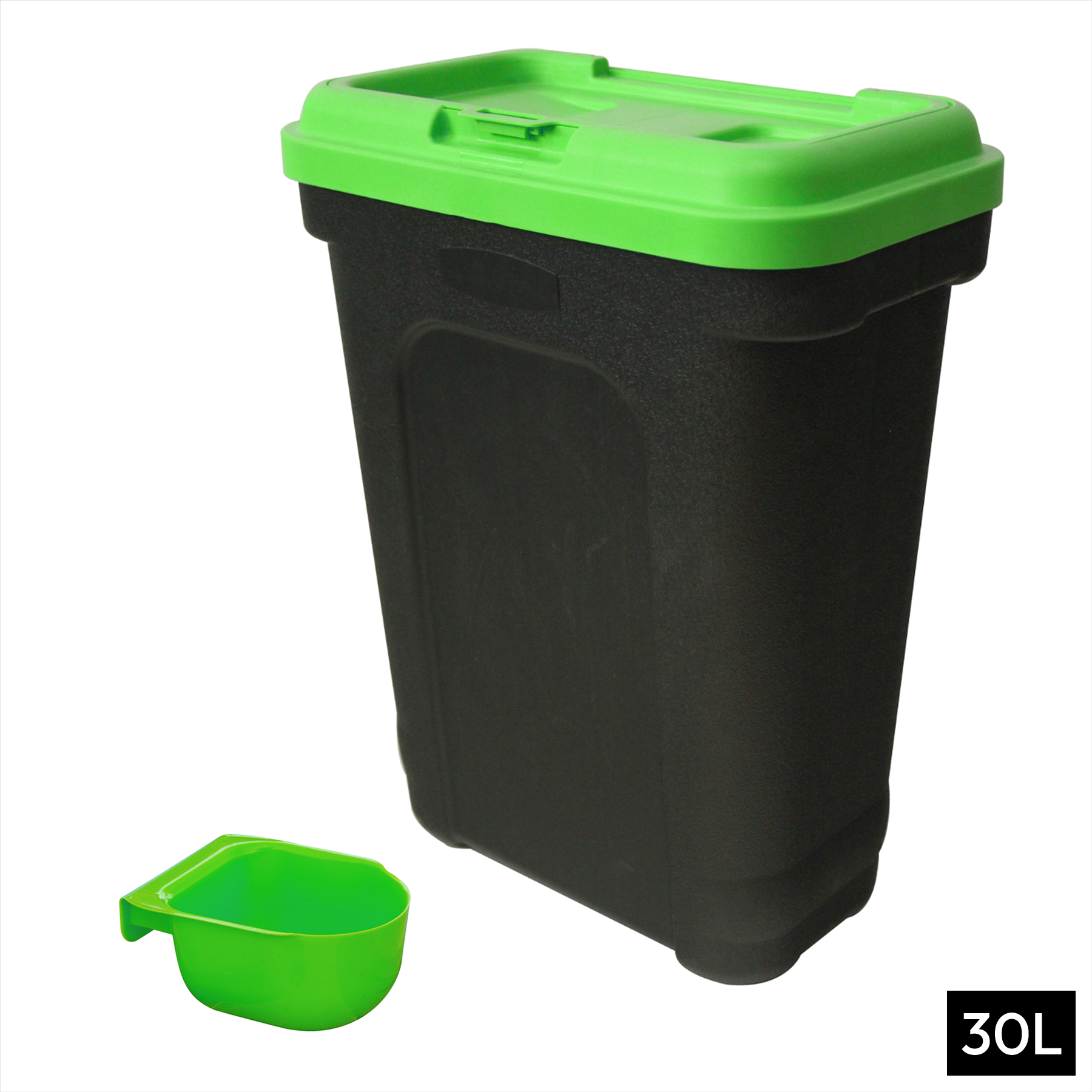 KCT Airtight Containers with Scoop for Dry Pet/Bird/Fish Food  - 7kg (15L) /15kg (30L)