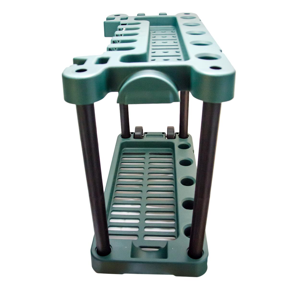 KCT Garden Tool Rack Trolley with Wheels and Shelf Storage Unit