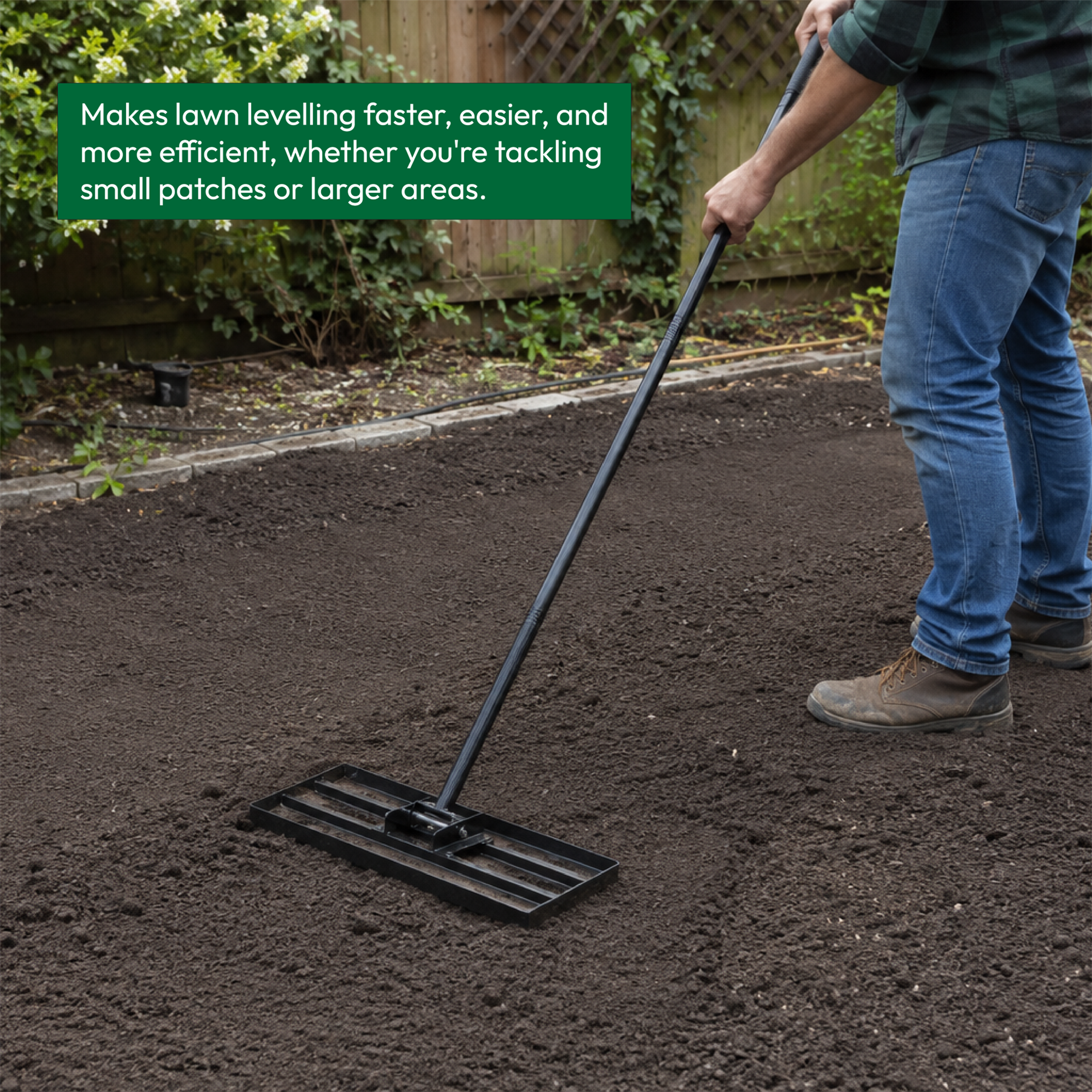 KCT Garden Lawn Levelling Rakes