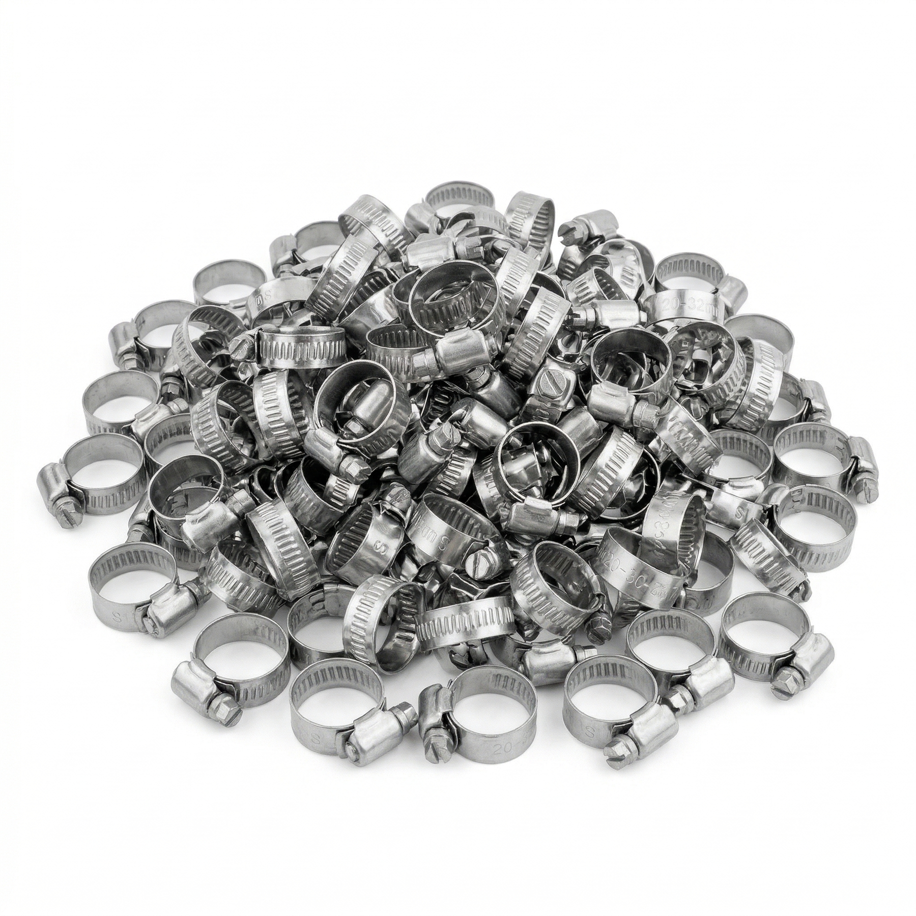 KCT Stainless Steel Hose Pipe Clip Tube Clamps for All types of Hose - Bulk Trade Pack