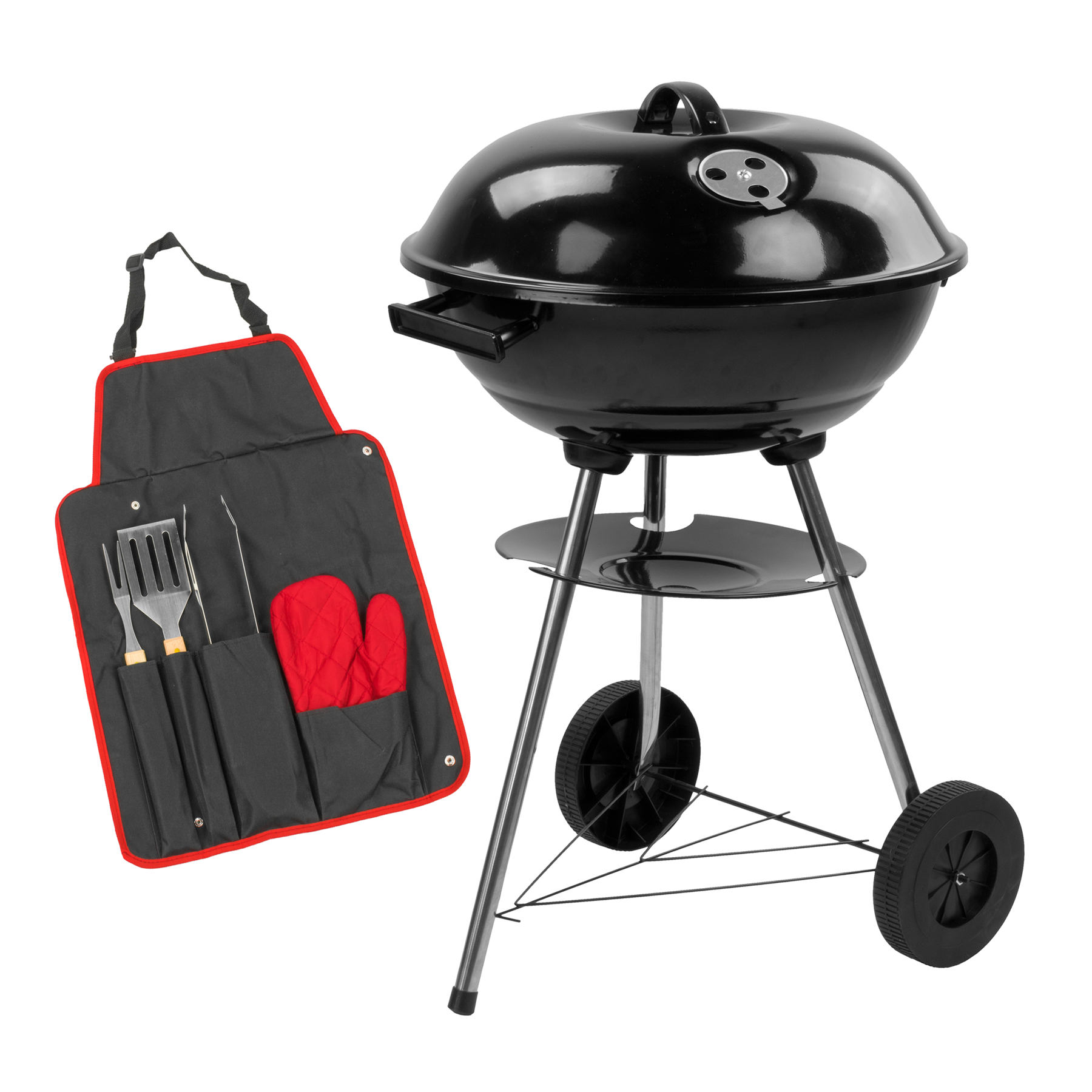 KCT Compact Kettle BBQ With Tool Set