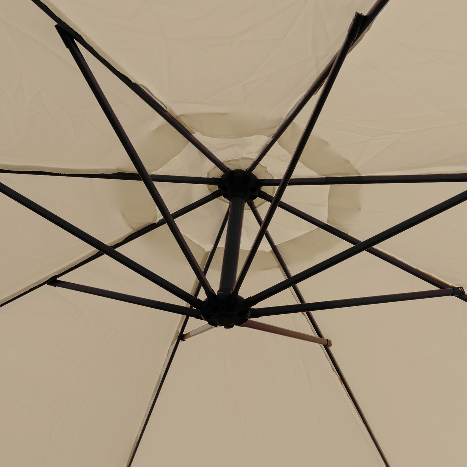 KCT 3m Large Cantilever Garden Parasols with Cover