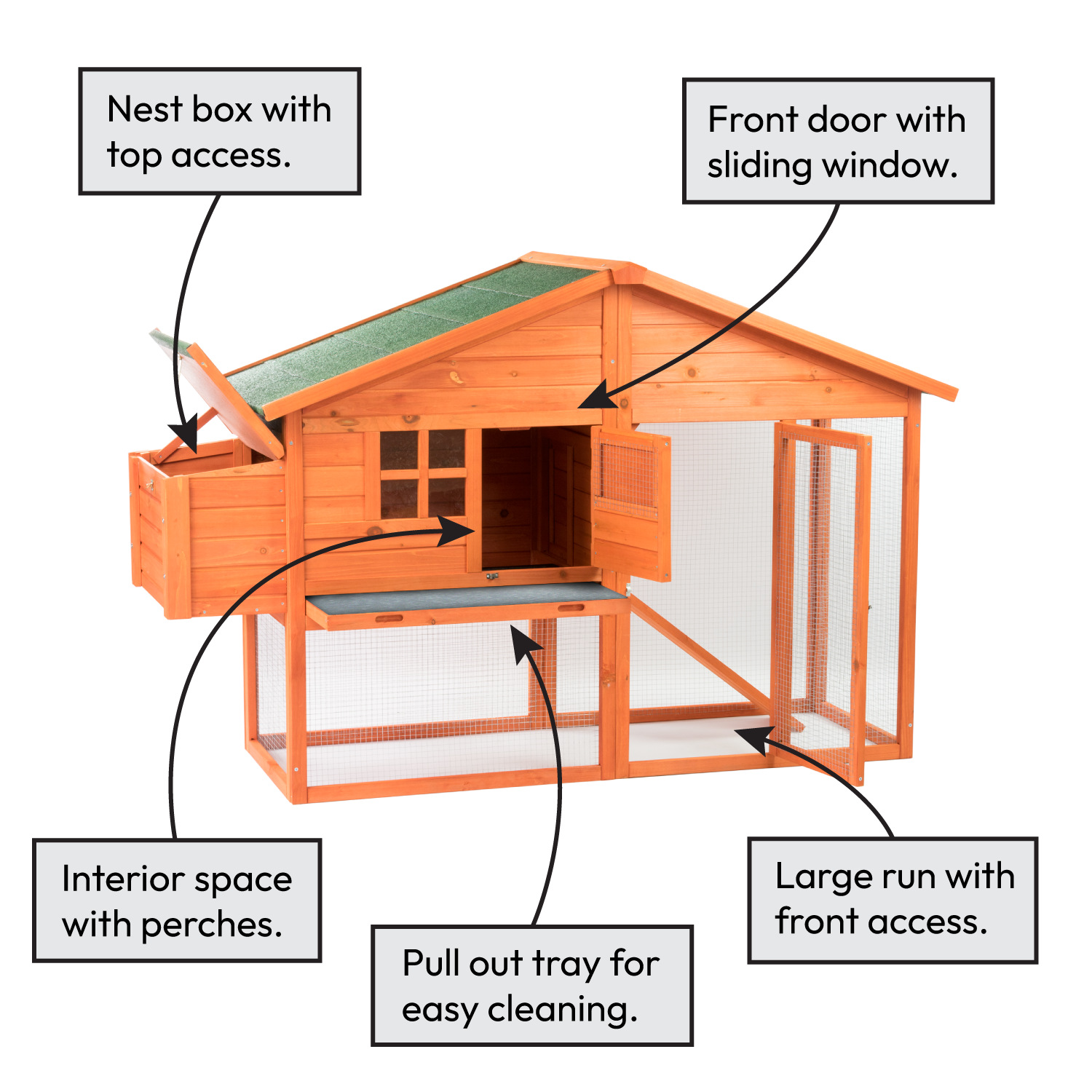 KCT Malaga Chicken House Including Cover