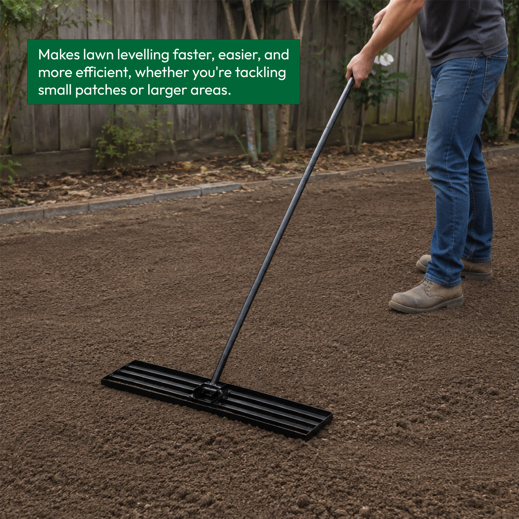 KCT Garden Lawn Levelling Rakes