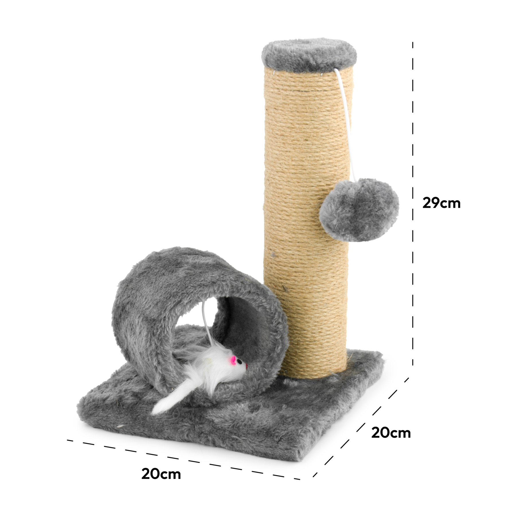 KCT Kitten Scratching Posts With Tunnels