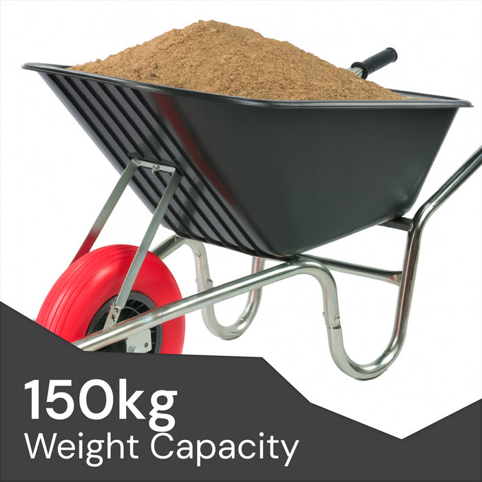 KCT 110 Litre Garden Steel Wheelbarrows