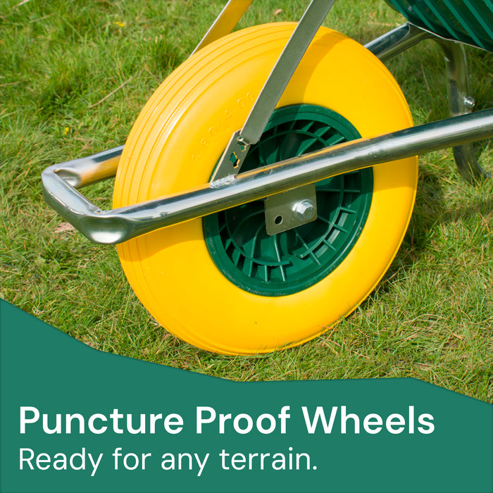 KCT 110 Litre Garden Steel Wheelbarrows