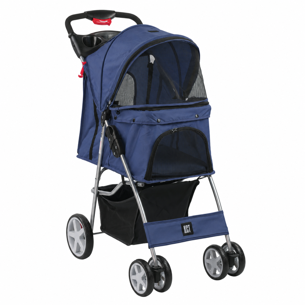 KCT Hooded Pet Stroller with Storage