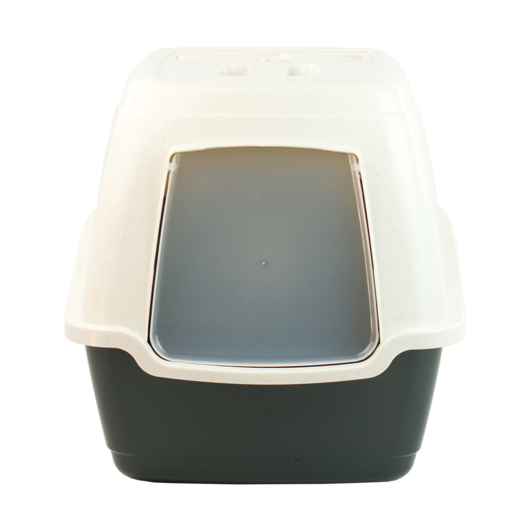 KCT Hooded Cat Litter Box/ Tray- Black
