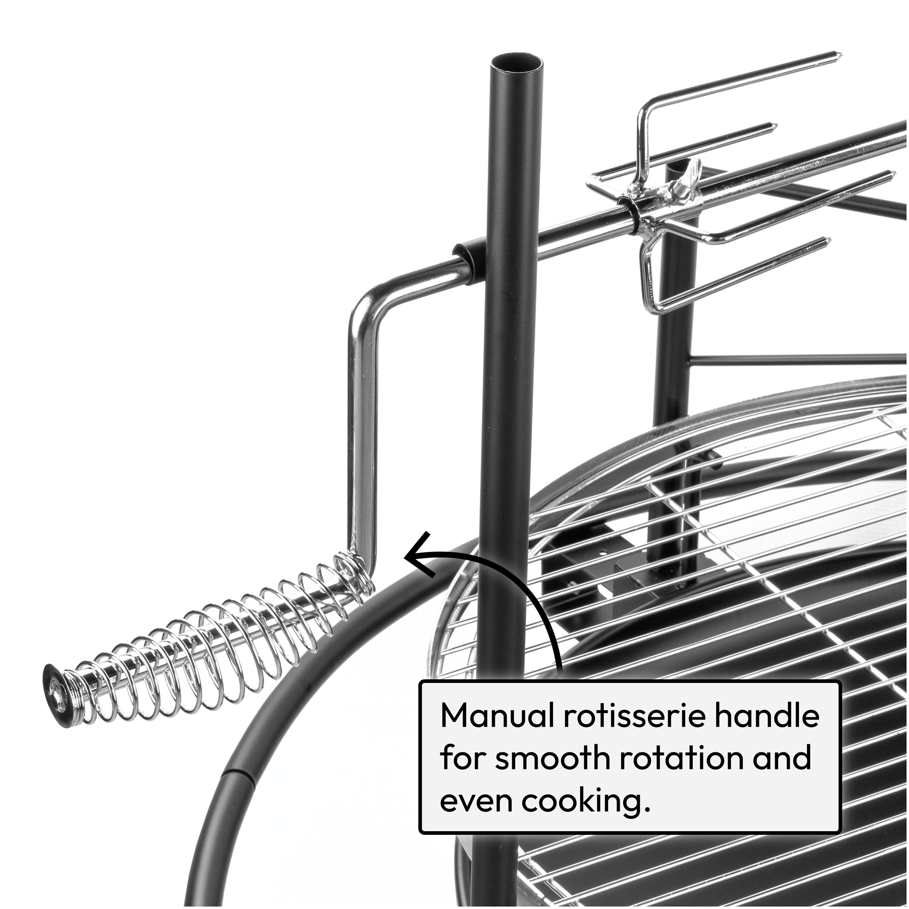KCT Outdoor BBQ Grill with Rotisserie