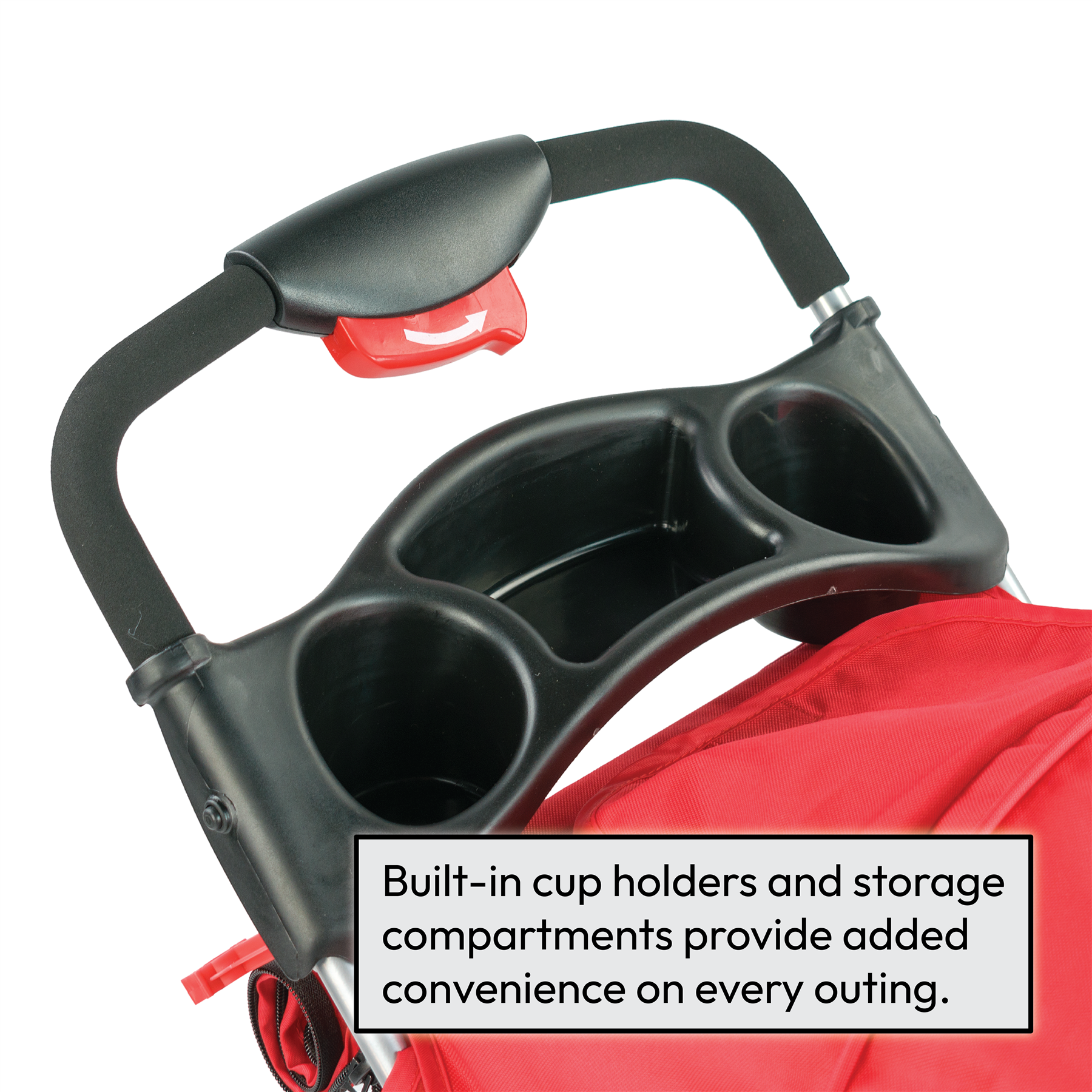 KCT Hooded Pet Stroller with Storage