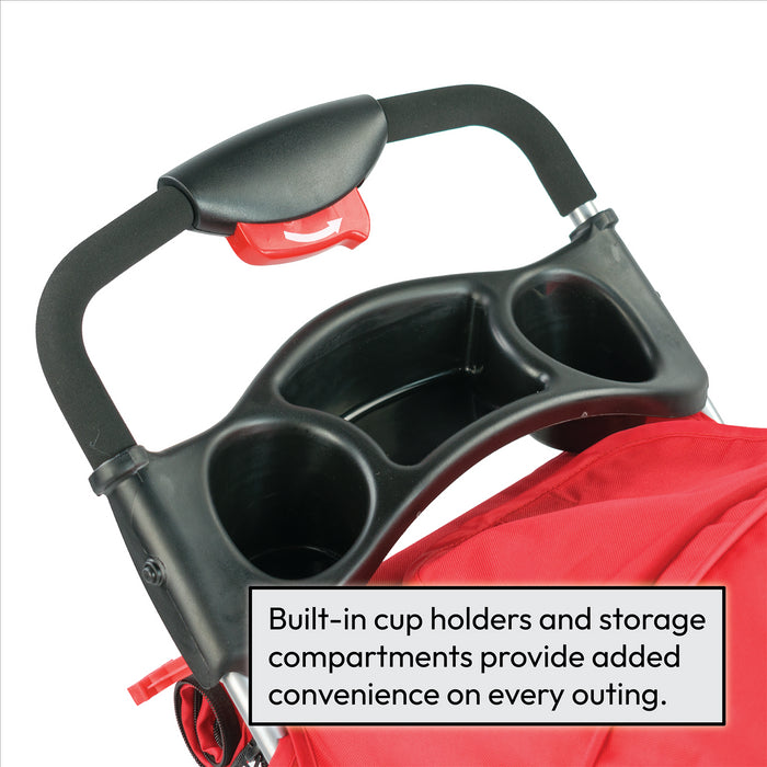 KCT Hooded Pet Stroller with Storage