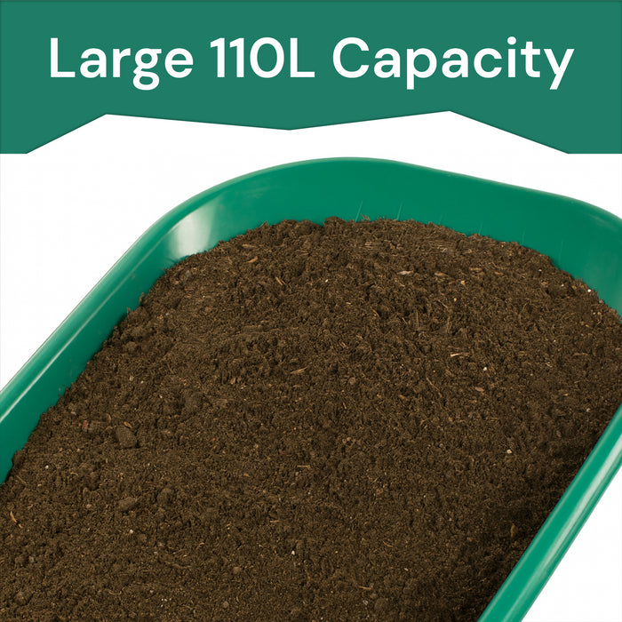 KCT 110 Litre Garden Steel Wheelbarrows