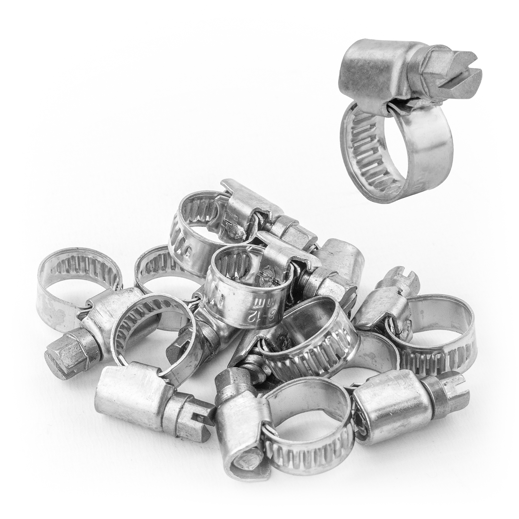 KCT Stainless Steel Hose Pipe Clip Tube Clamps for All types of Hose
