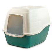 KCT Hooded Cat Litter Box/Tray - Green