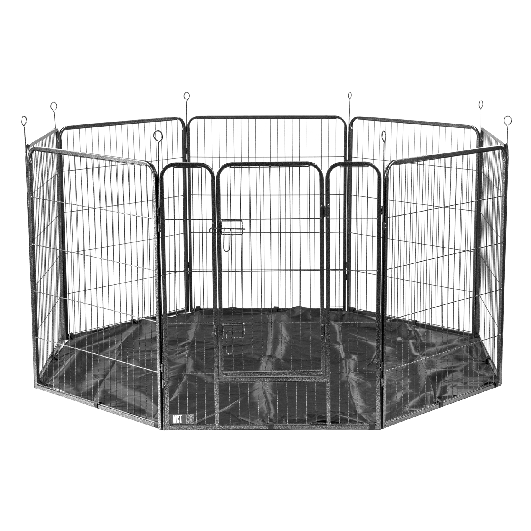 KCT 8 Side Heavy Duty Pet Play Pens Run with Optional Base / Cover