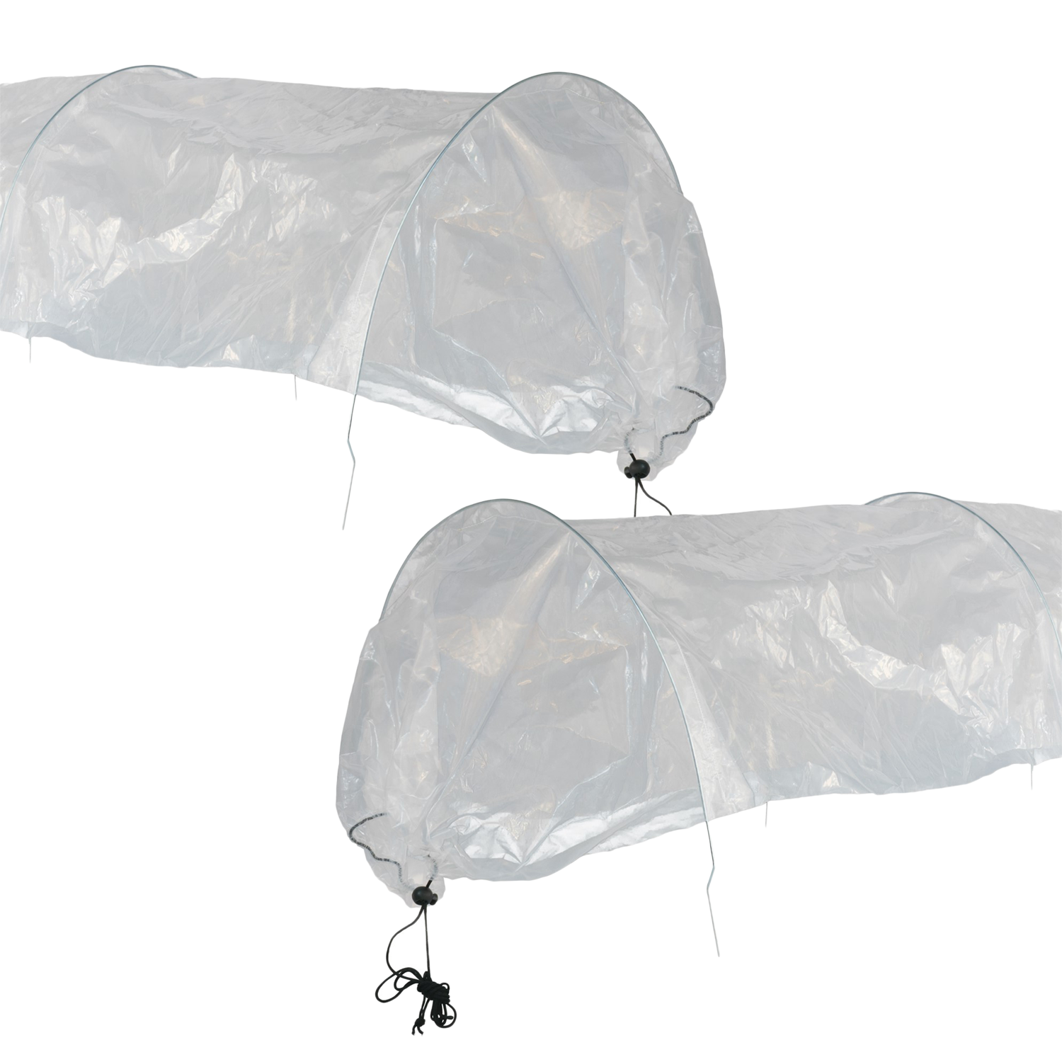 KCT Twin Pack PE Garden Net Cloche Grow Tunnel