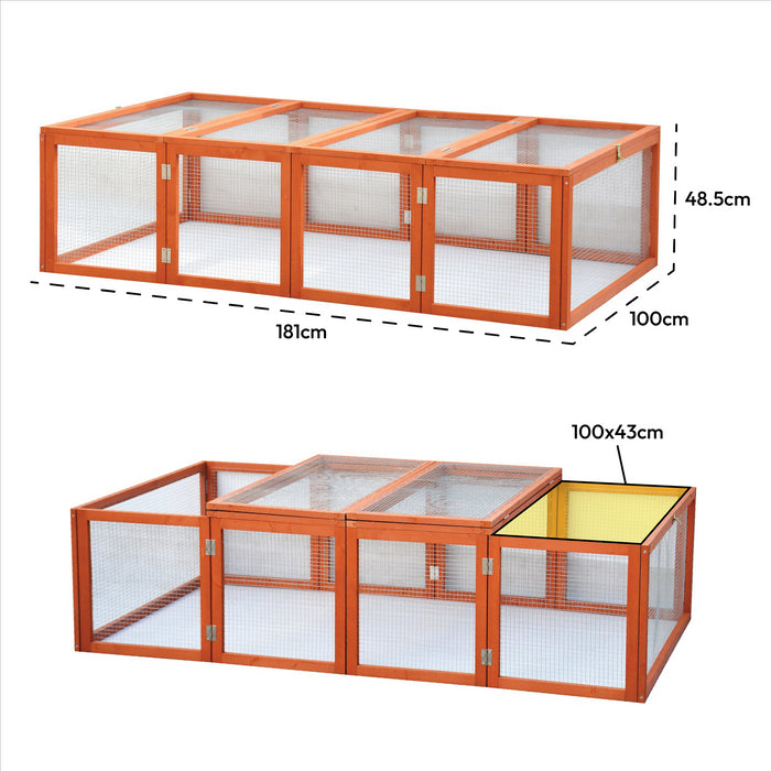 KCT 6ft Wooden Folding Pet Run
