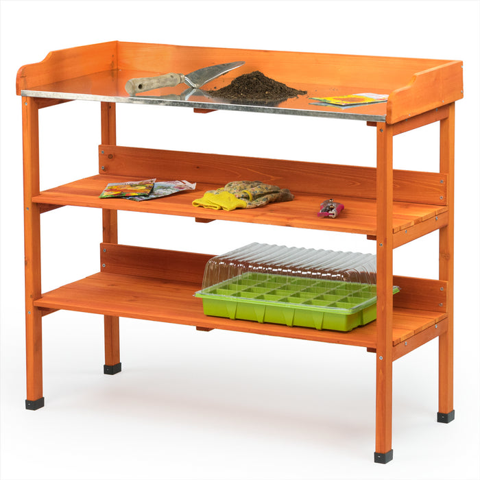 KCT 3 Tier Wooden Garden Potting Bench