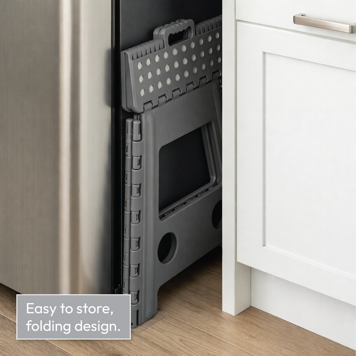 KCT Folding Multi Purpose Household Foldaway Step Stool Grey