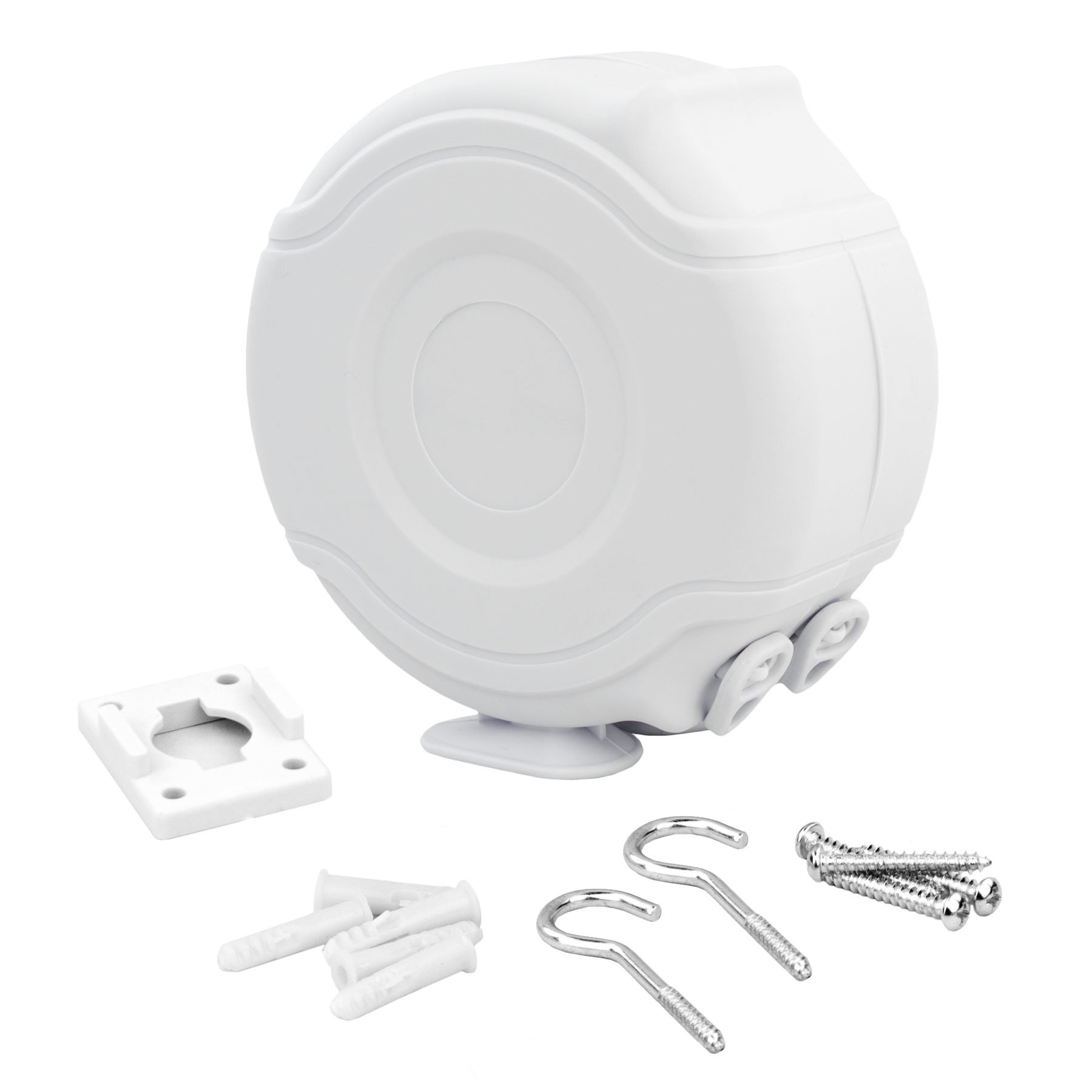KCT Twin Wall Mountable Retractable Washing Line