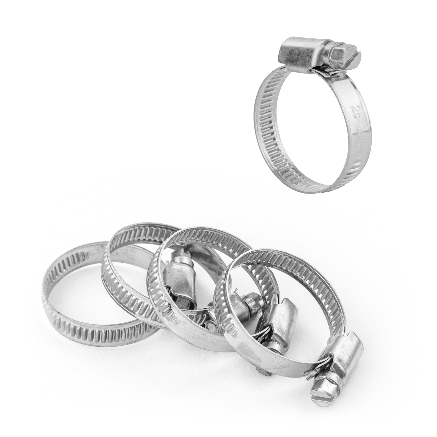 KCT Stainless Steel Hose Pipe Clip Tube Clamps for All types of Hose