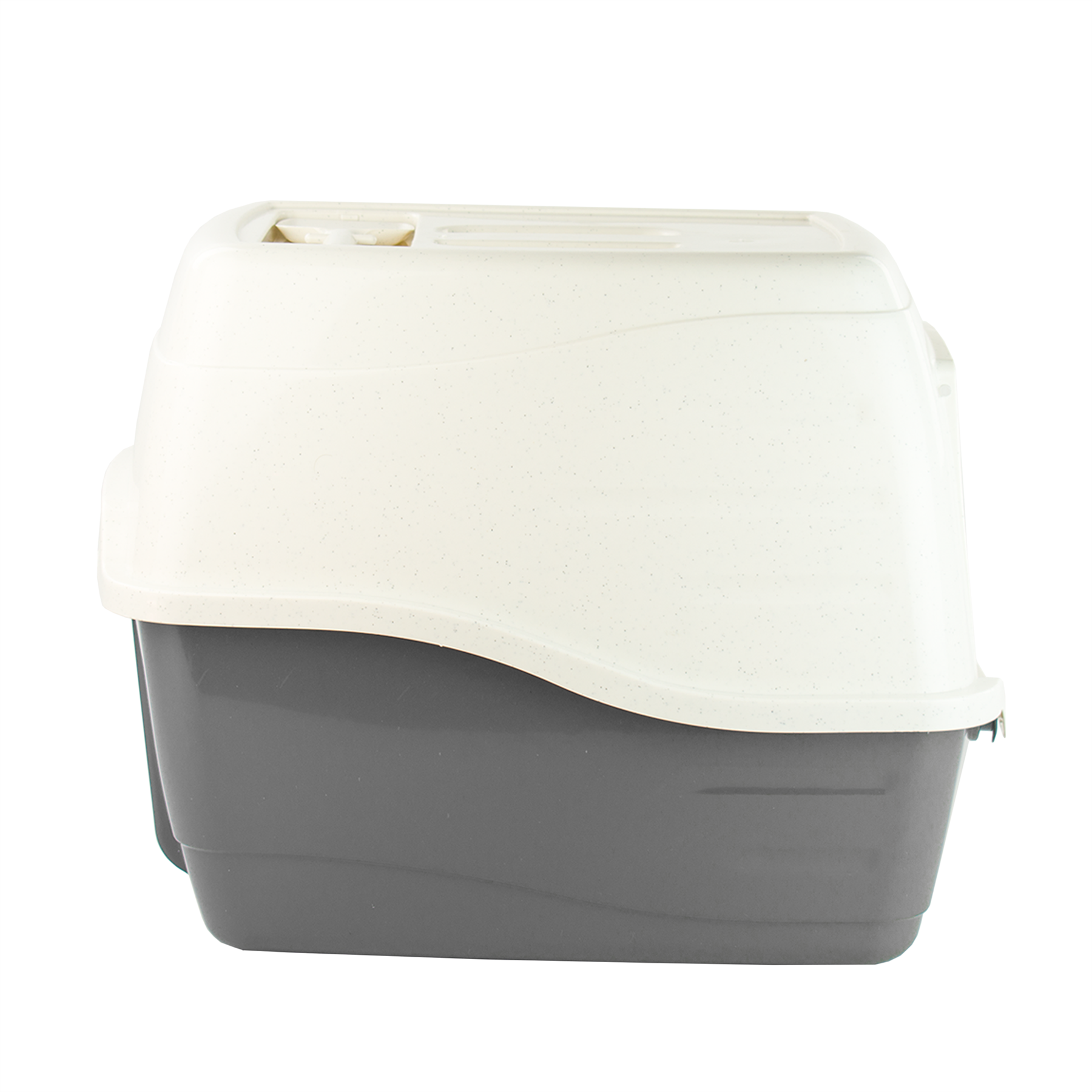 KCT Hooded Cat Litter Box/Tray - Grey