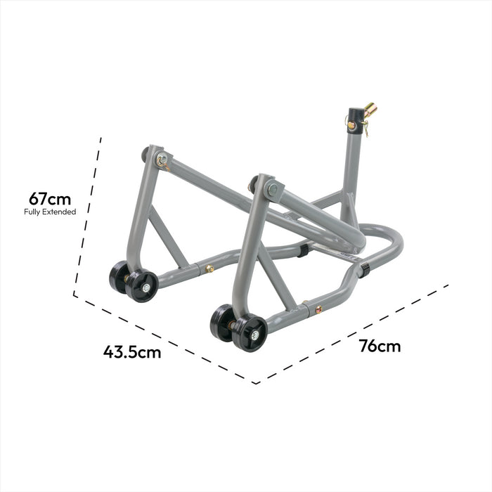 KCT Motorbike Front Head Stock Heavy Duty Stand & Rear Lift Paddock Stand