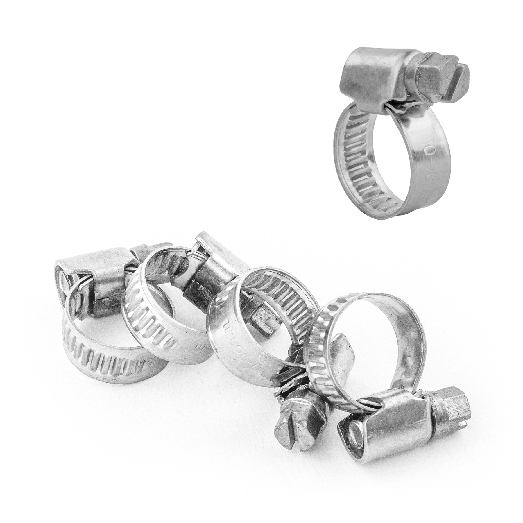 KCT Stainless Steel Hose Pipe Clip Tube Clamps for All types of Hose