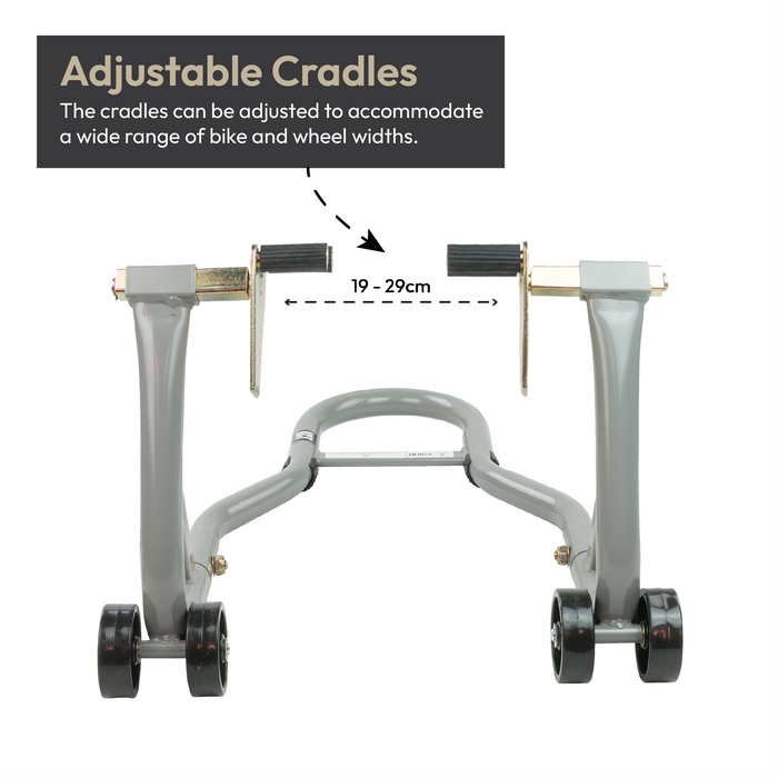 KCT Motorbike Front Paddock Stand Spool Cradle