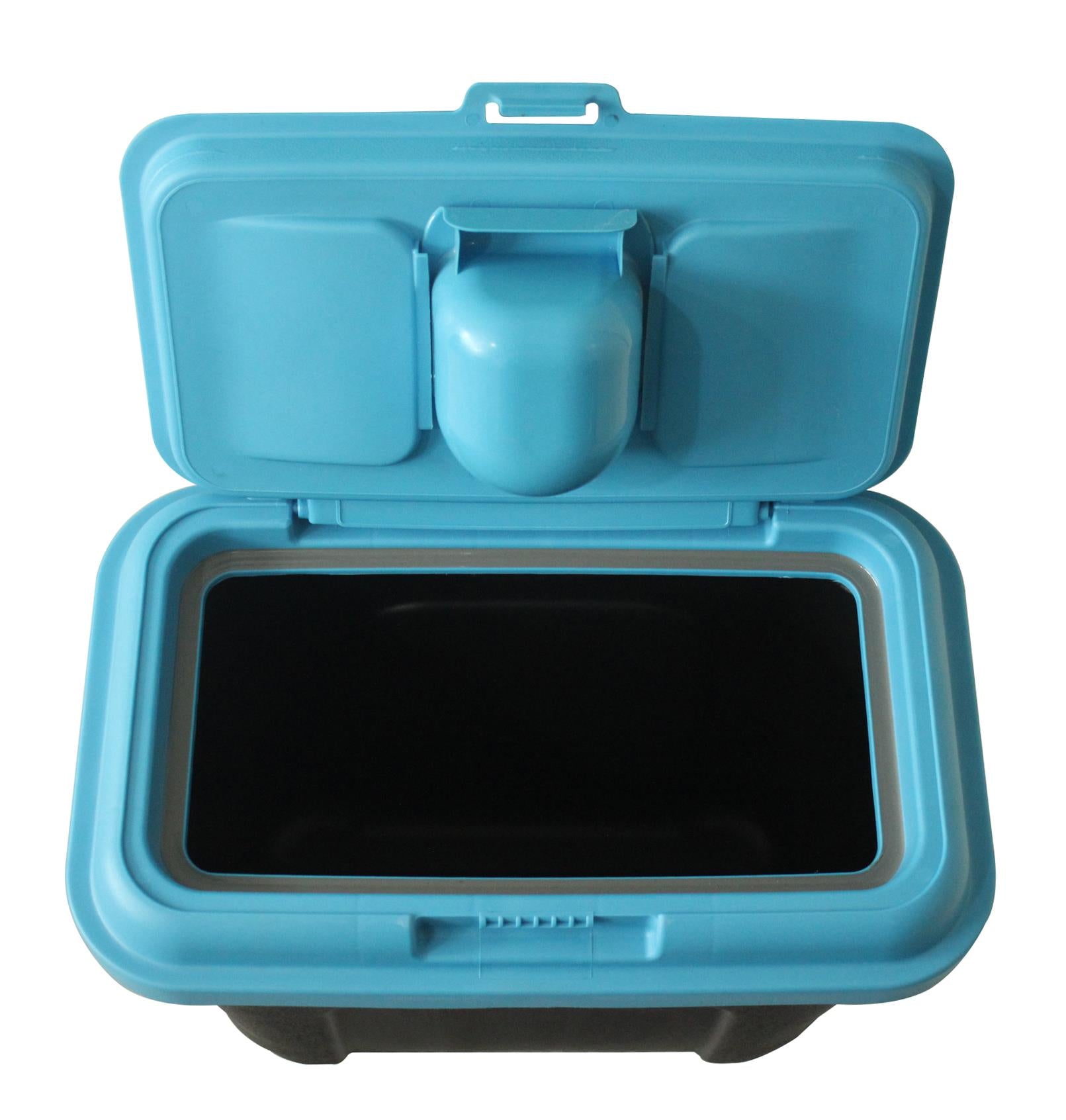 KCT 2 Pack 15L/7kg Pet Food Container - Green & Blue