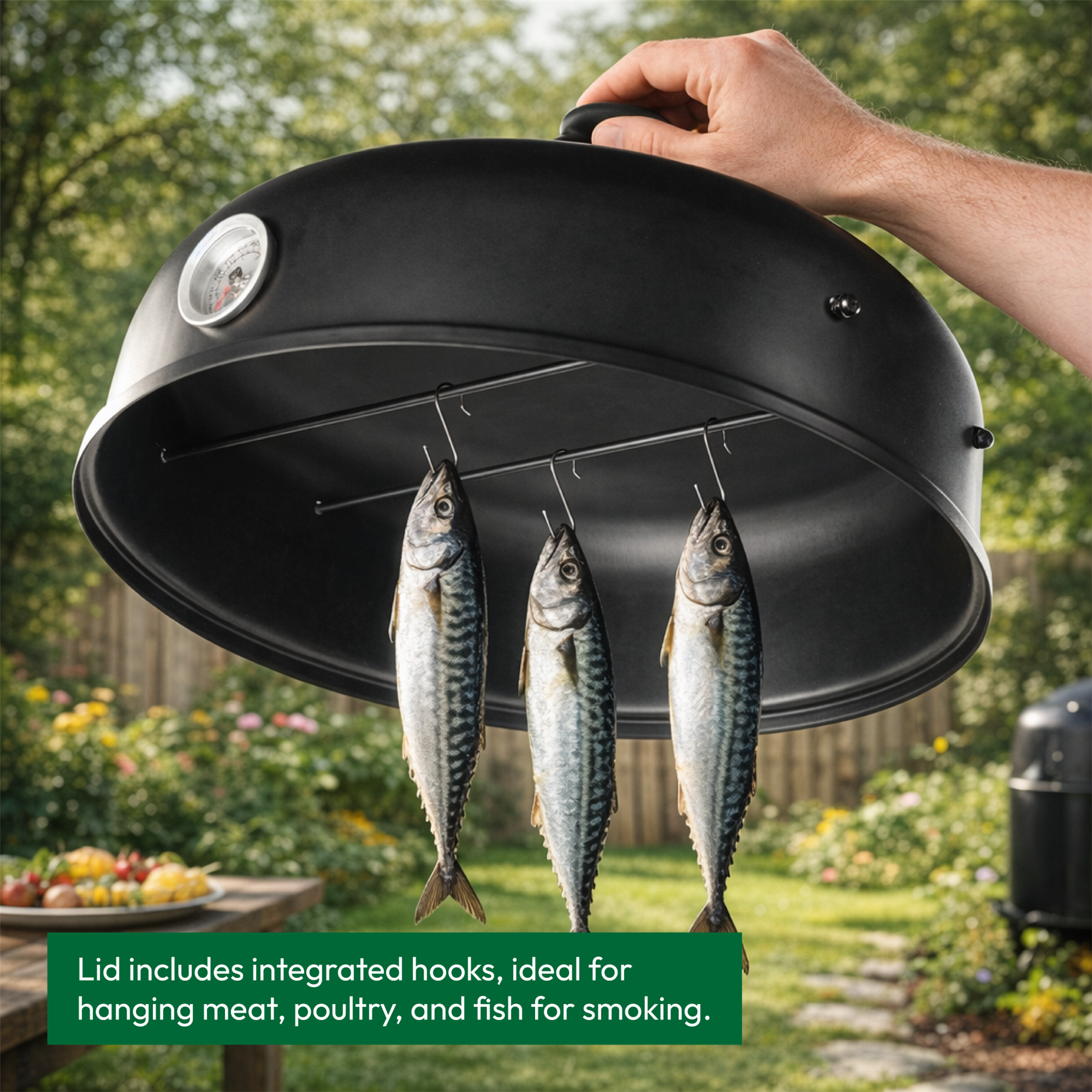 KCT 3 in 1 Upright BBQ Smoker and Grill