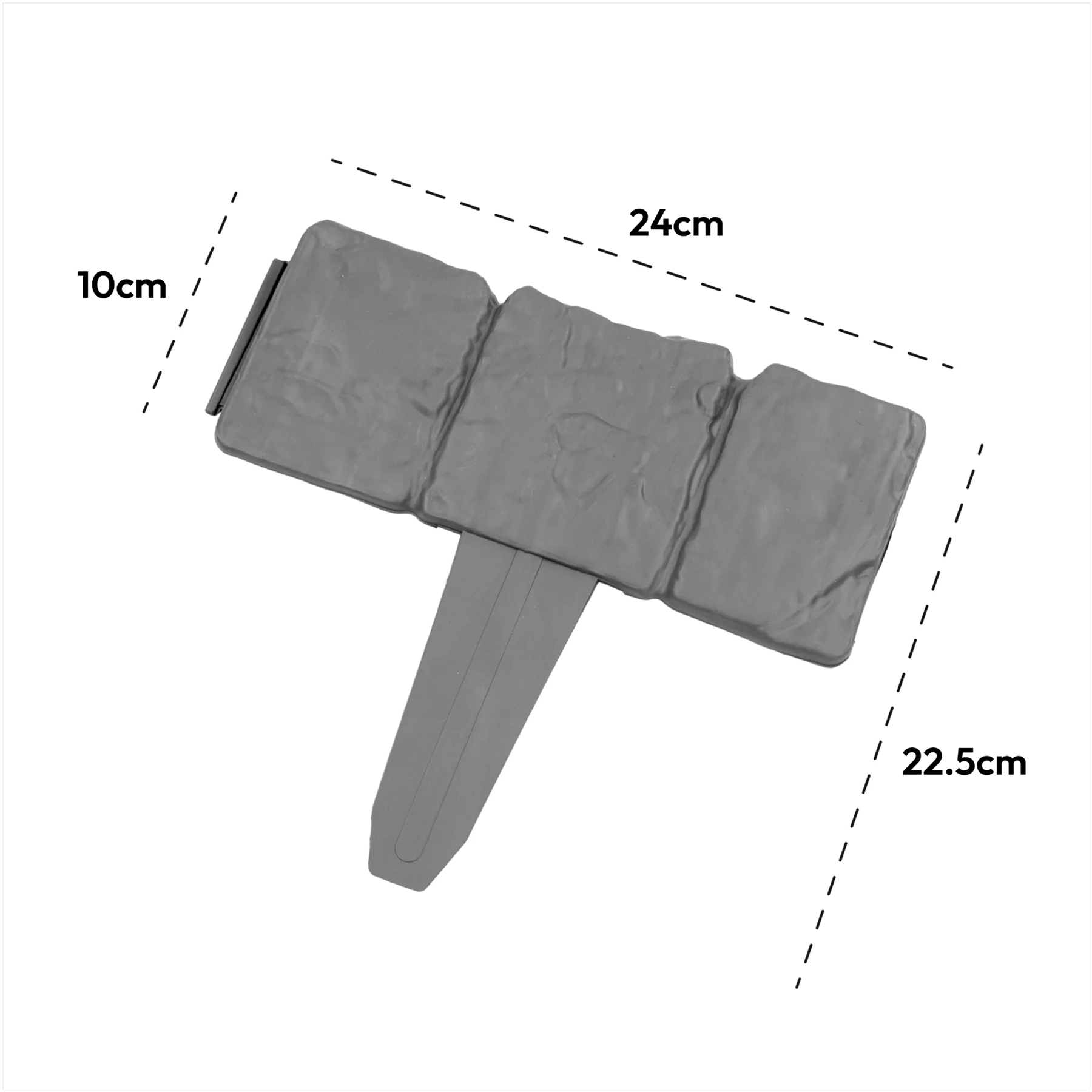 KCT Stone Slab Garden Borders - Pack of 8 Panels