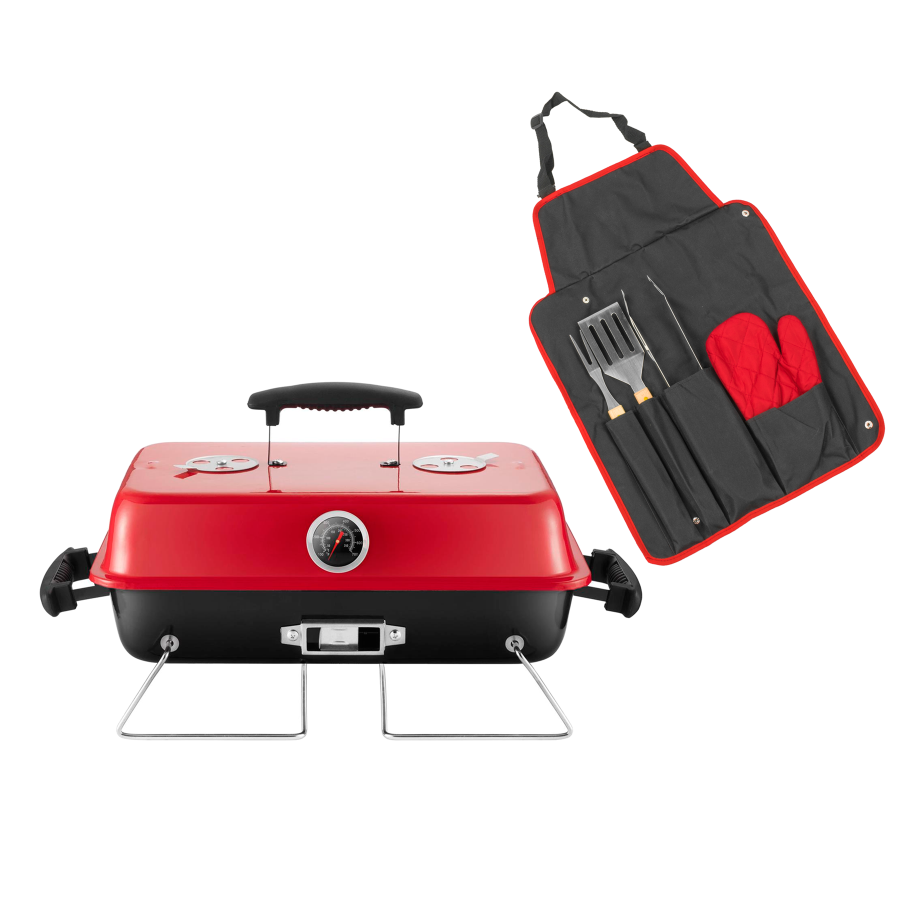 KCT Table Top Portable BBQ With Tool Set