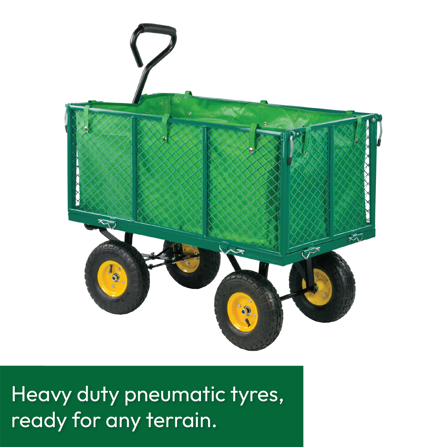 KCT Extra Large Heavy Duty Garden Trailer