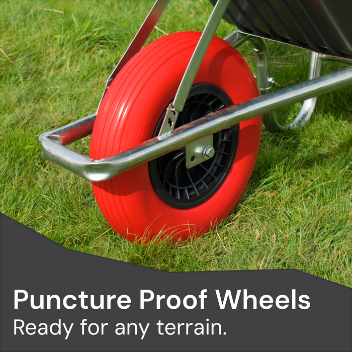 KCT 110 Litre Garden Steel Wheelbarrows