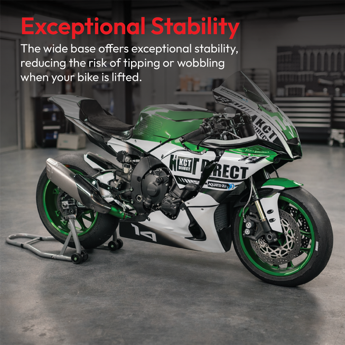 KCT Motorbike Rear Paddock Stand Spool Cradle