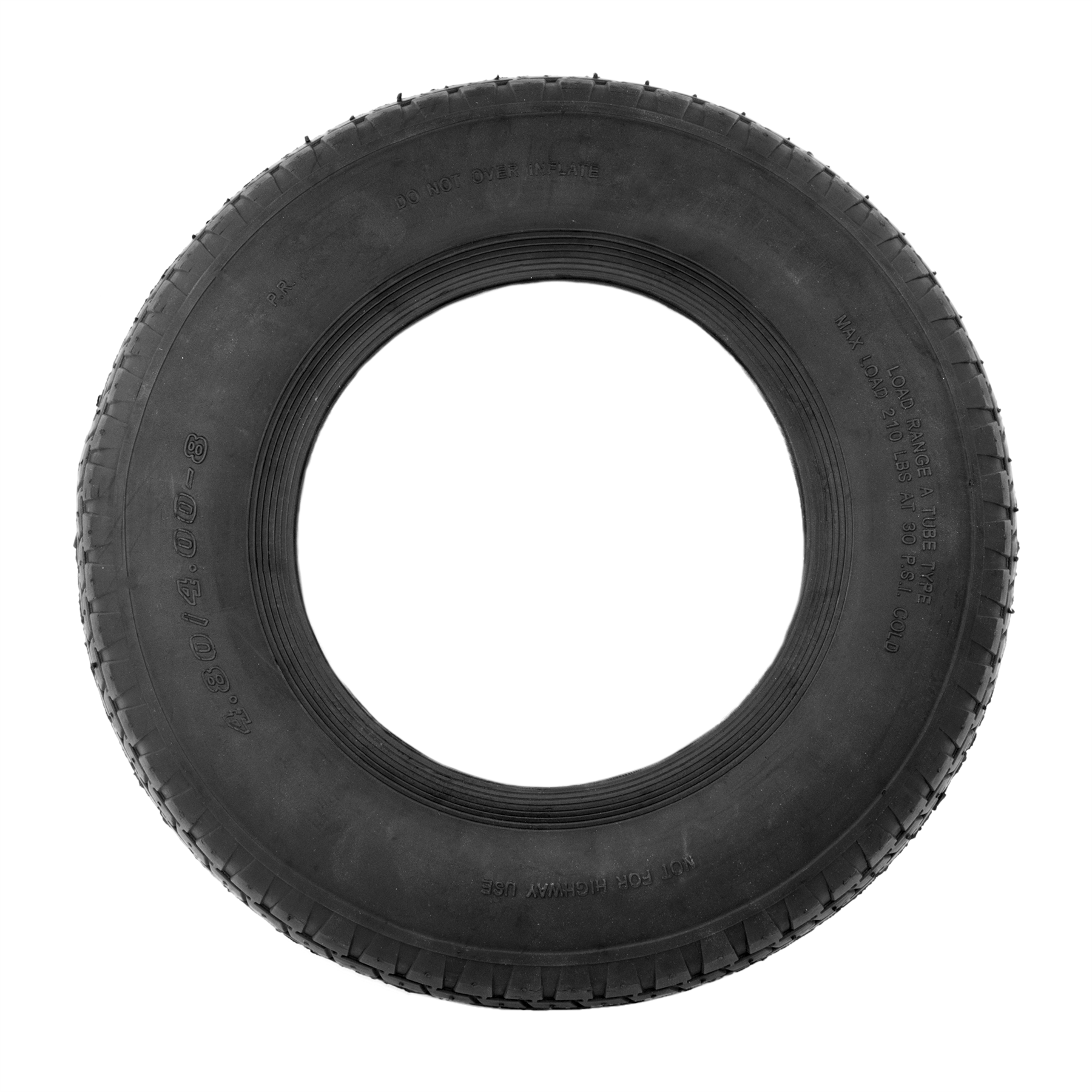 KCT Wheelbarrow Wheel Tyre/Inner Tube Parts (4.80/4.00 - 8) - Fits 16" wheel