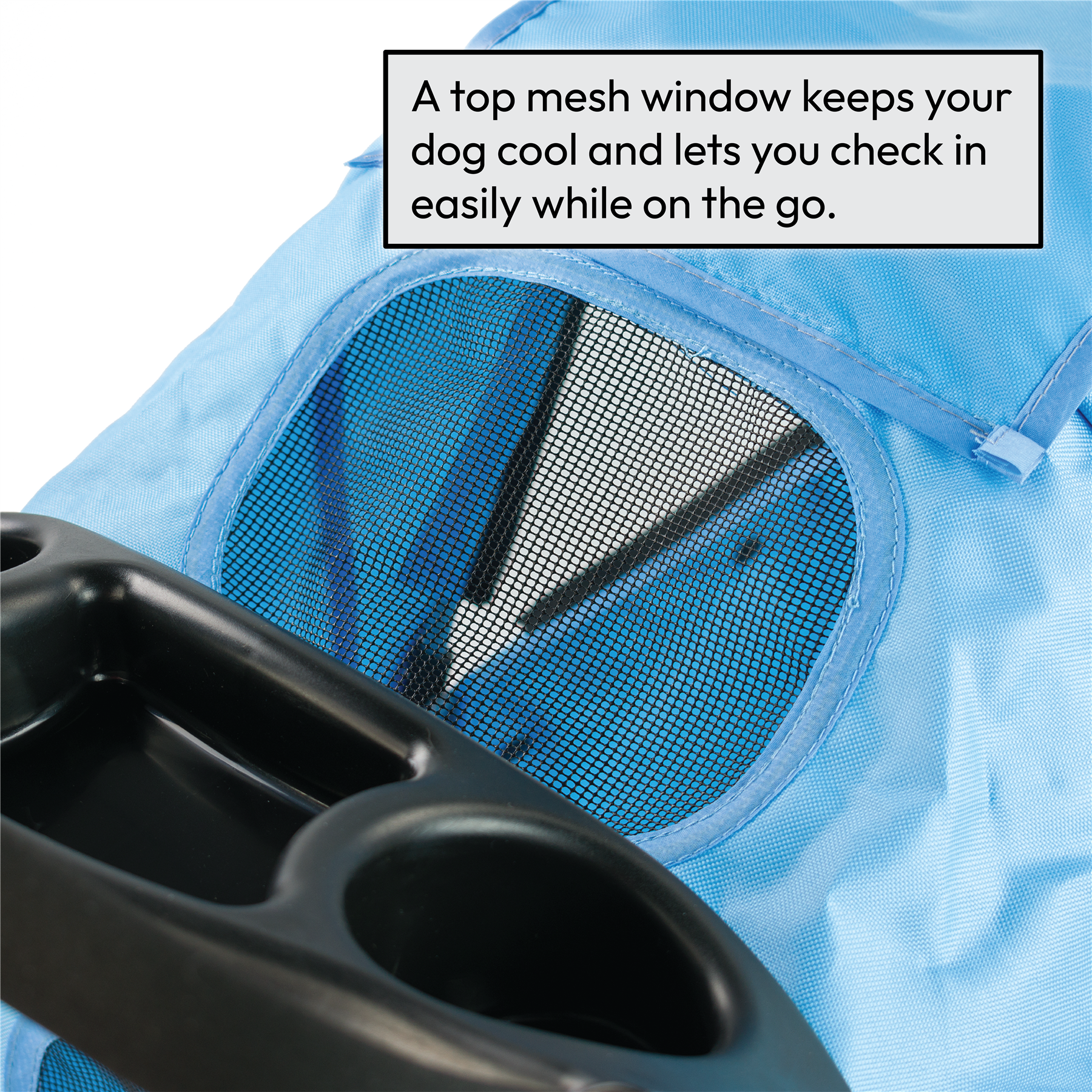 KCT Hooded Pet Stroller with Storage