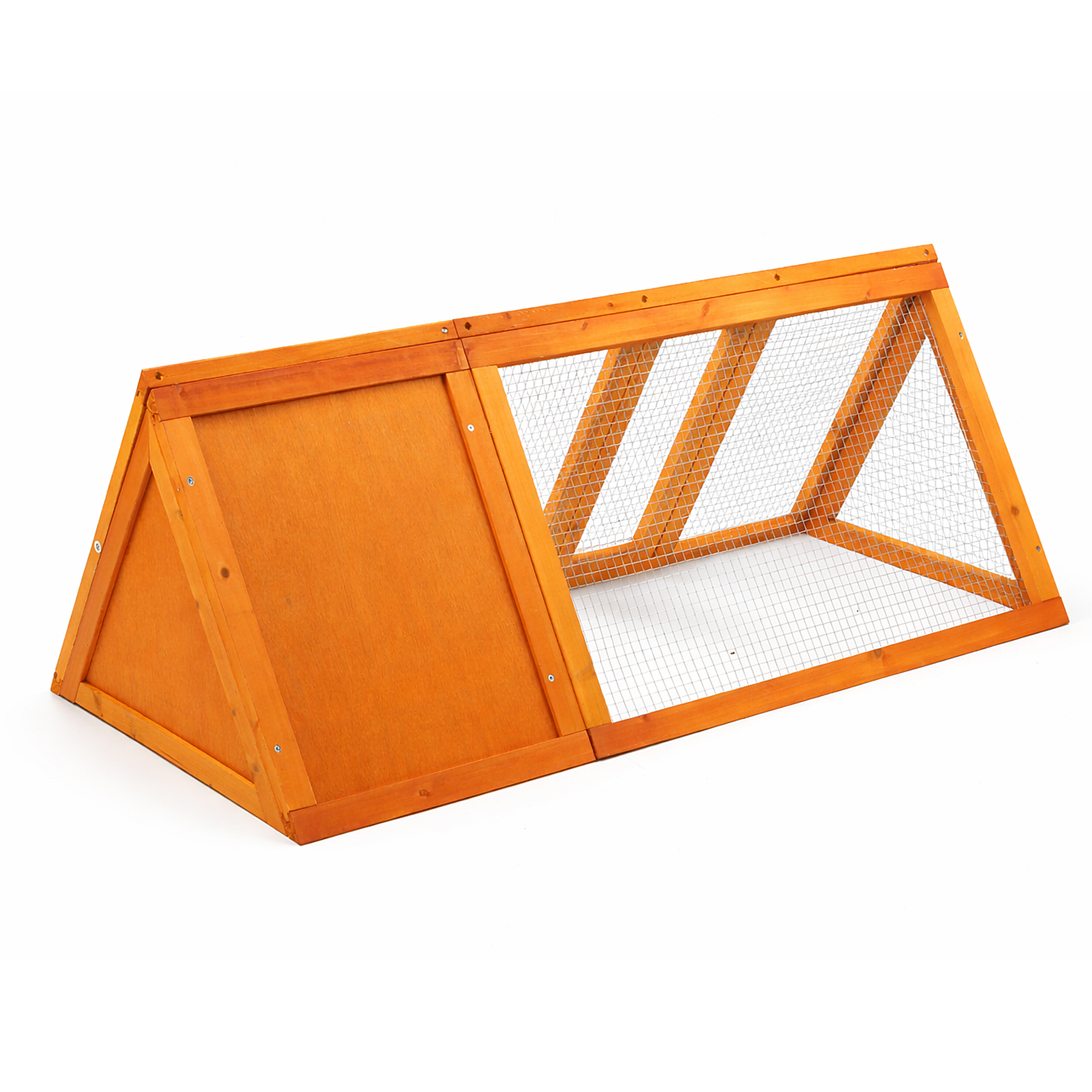 KCT Wooden Apex Roof Rabbit Pet Run