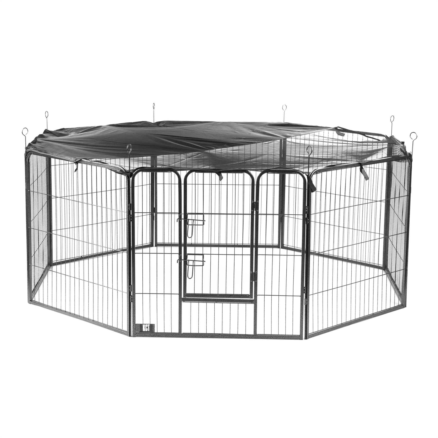 KCT 8 Side Heavy Duty Pet Play Pens Run with Optional Base / Cover