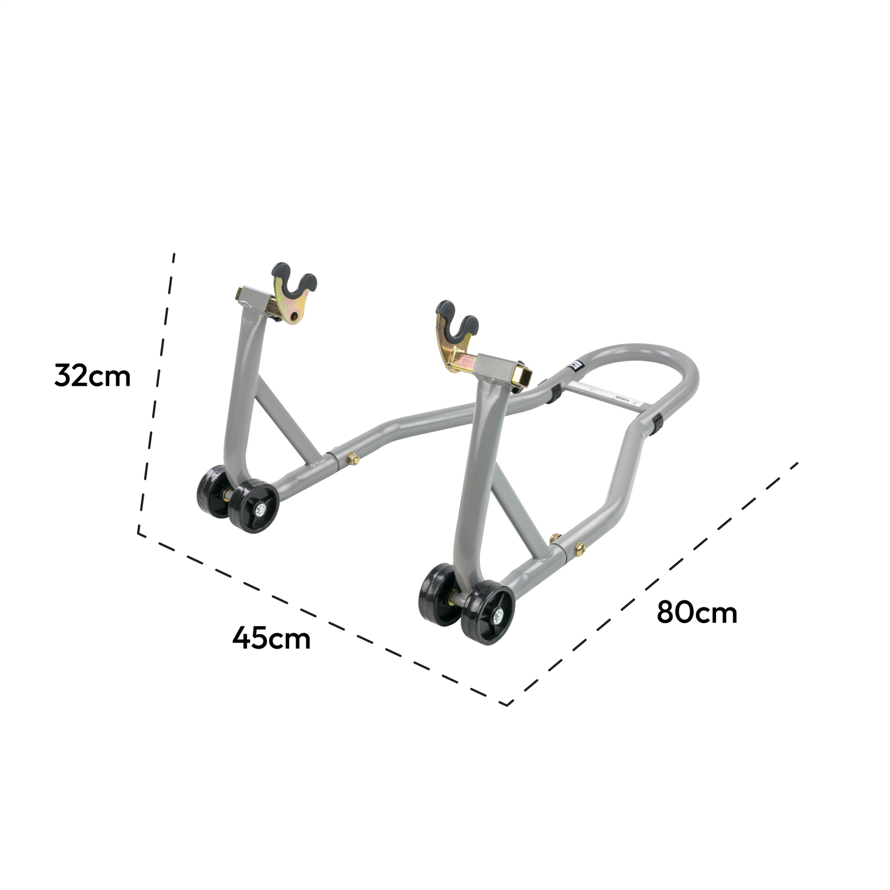 KCT Motorbike Front & Rear Heavy Duty Paddock Stand + Tyre Warmer Covers Combo